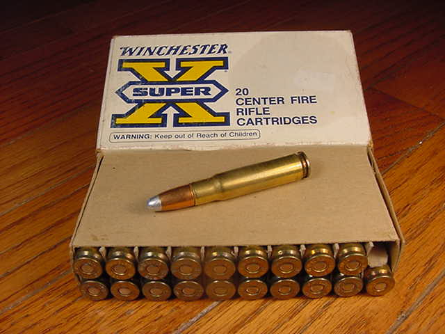 Box of Winchester Super-X Silvertip .358 Winchester Semi-Jacketed Soft ...