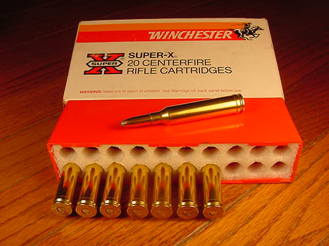 Partial Box of Winchester Super-X Power-Point 7mm Rem. Magnum Semi ...