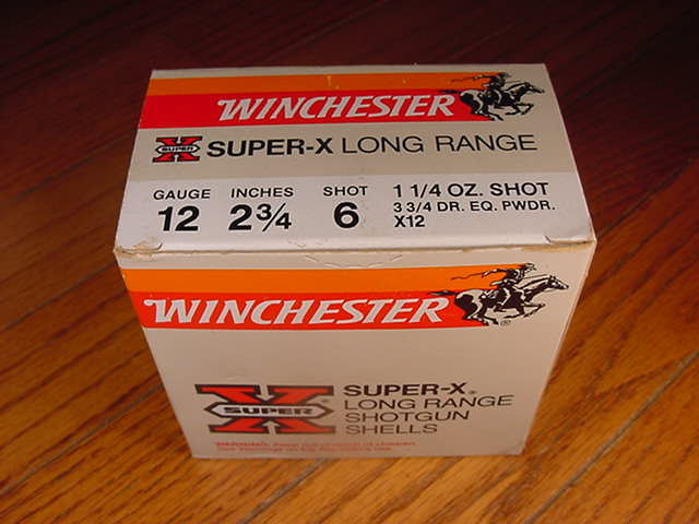 Box Of Winchester Super-X Long Range 12 Gauge Number 6 Shot 12 Ga For ...