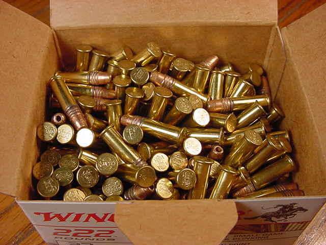 Pictures: Bulk Box (222 Rounds) of Winchester .22 Long Rifle Copper ...
