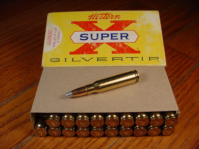 Box of Western Super-X Silvertip .308 Win. Semi-Jacketed Soft Point