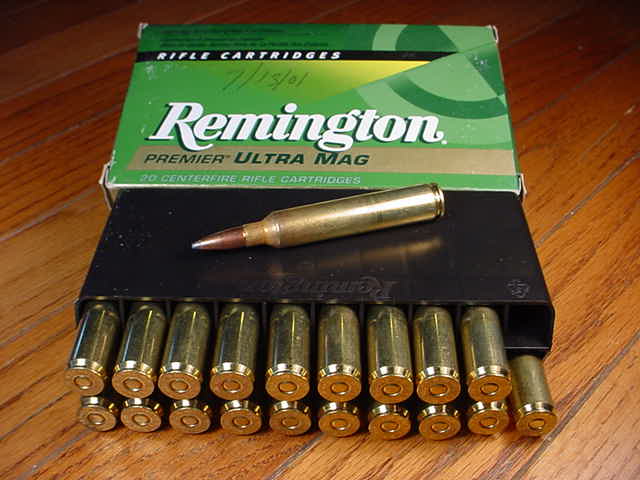 Box Of Remington Premier 7mm Rem. Ultra Magnum Nosler Partition Semi ...