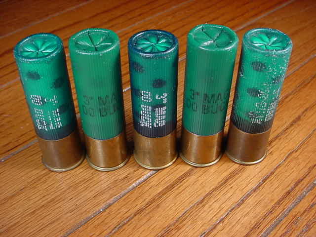 5 Rounds Of Mixed Remington 12 Gauge 3 Inch Magnum 00 Buckshot 12 Ga ...