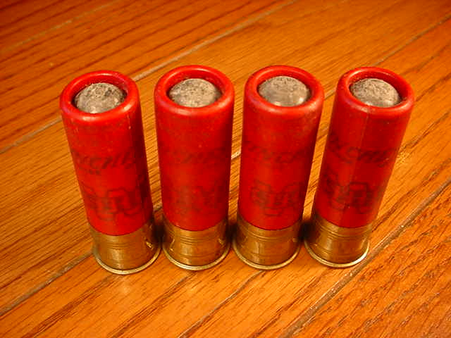 4 Rounds of Winchester Super Speed Paper Hull 16 Gauge Rifled Slug