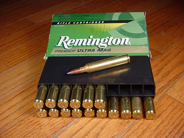 Partial Box Of Remington Premier 7mm Rem. Ultra Magnum Nosler Partition ...