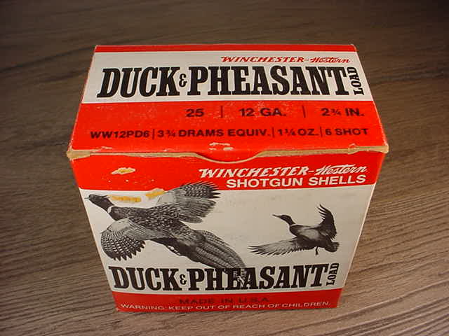 Box Of Winchester Western Duck Pheasant Load Gauge Number Shot