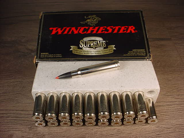 Box of Winchester Supreme AccuBond .338 Win. Magnum Bonded Jacketed ...