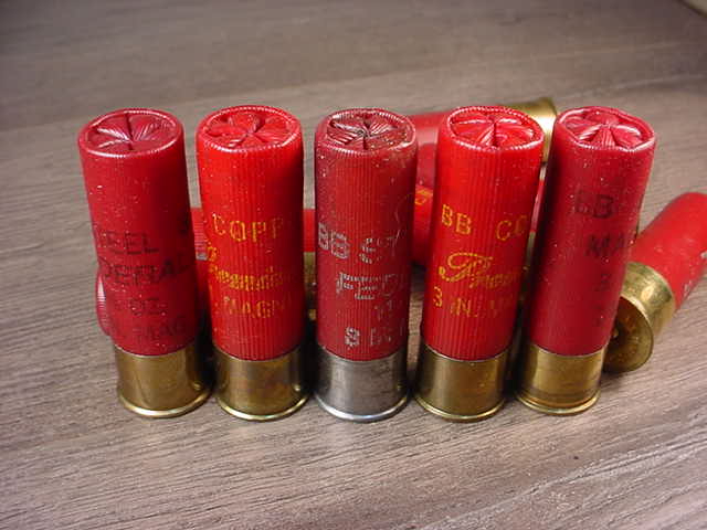 11 Rounds of Mixed Federal Lead & Steel 12 Gauge 3 Inch Number BB & BBB ...