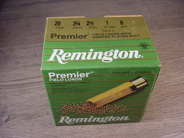 box-of-remington-premier-field-loads-20-gauge-number-8-shot-20-ga-for