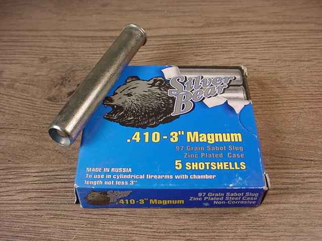 Box of Silver Bear .410 Gauge Sabot Slug