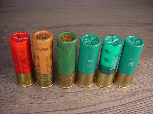 6 Rounds Of Mixed Manufacture Paper & Plastic Hull 12 Gauge 0 Buckshot ...