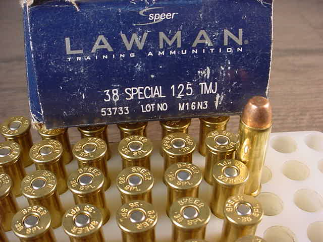 Partial Box Of Speer Lawman .38 Special Full Metal Jacket Round Nose ...