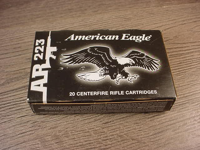 Box Of American Eagle Ar223 .223 Rem. Full Metal Jacket .223 Rem. For ...