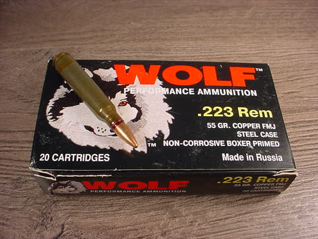 Box Of Wolf .223 Rem. Full Metal Jacket .223 Rem. For Sale at ...