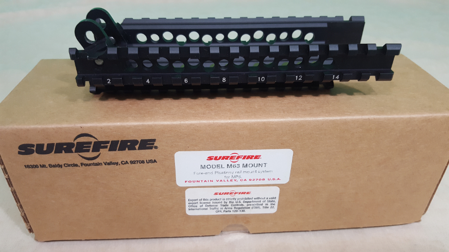 SUREFIRE M63 MP5 FORE-END RAIL MOUNT 14664363 - GunAuction.com