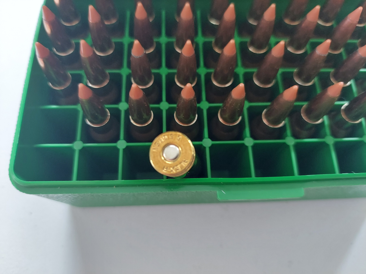 Wolf gold nosler 230 rounds of 6 5 grendel nosler and wolf gold brass