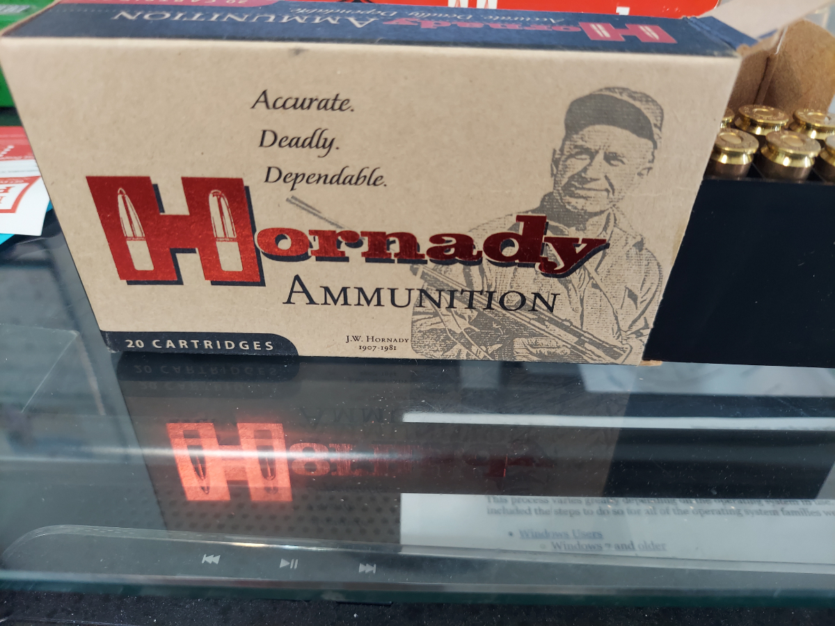 Hornady ammo four boxes of 6 5 grendel 123 gr 1 box of 110 gr hornady