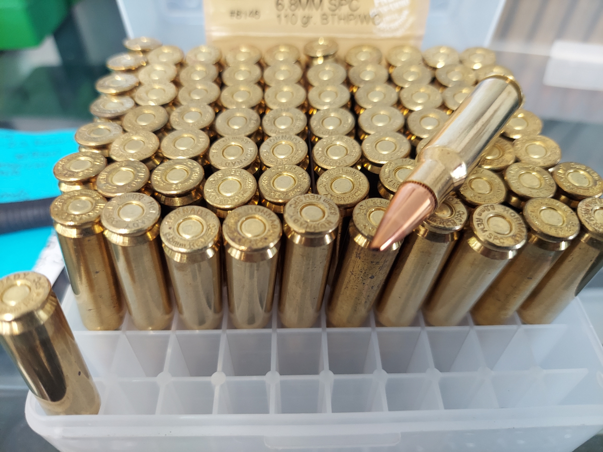 Ammo hornady rem one box of hornady 110 gr bthp wc 72 rounds ibox6 8