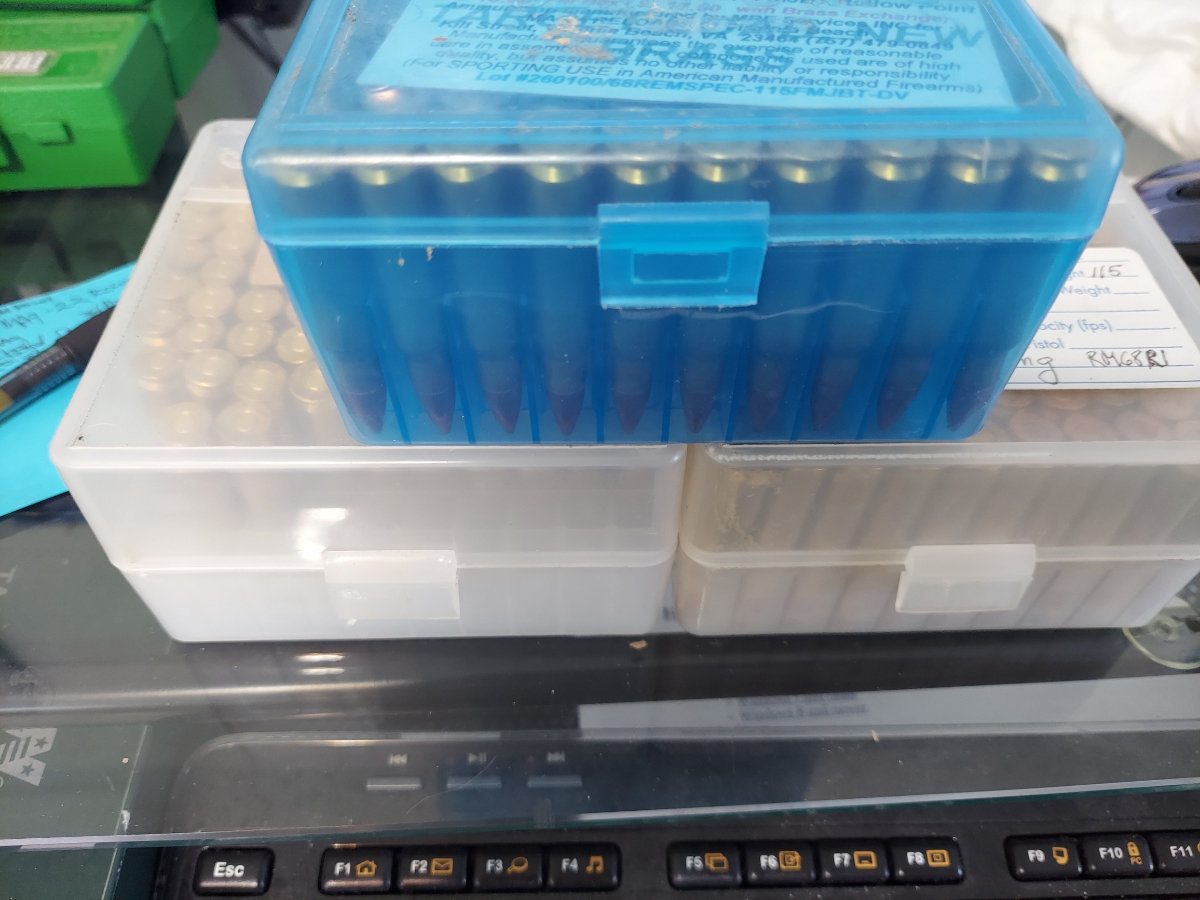 Ammo hornady rem one box of hornady 110 gr bthp wc 72 rounds ibox6 8