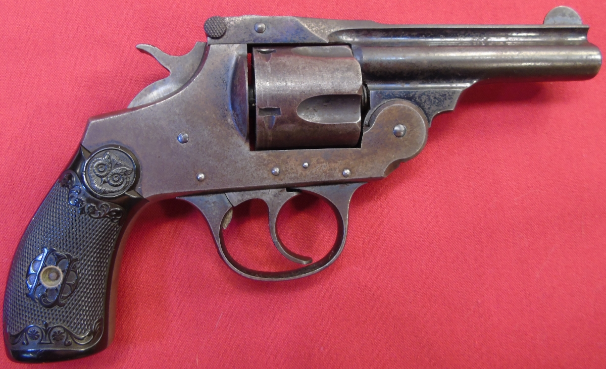 A Iver Johnson Top Break Double Action Revolver In Caliber .38 S&W ...