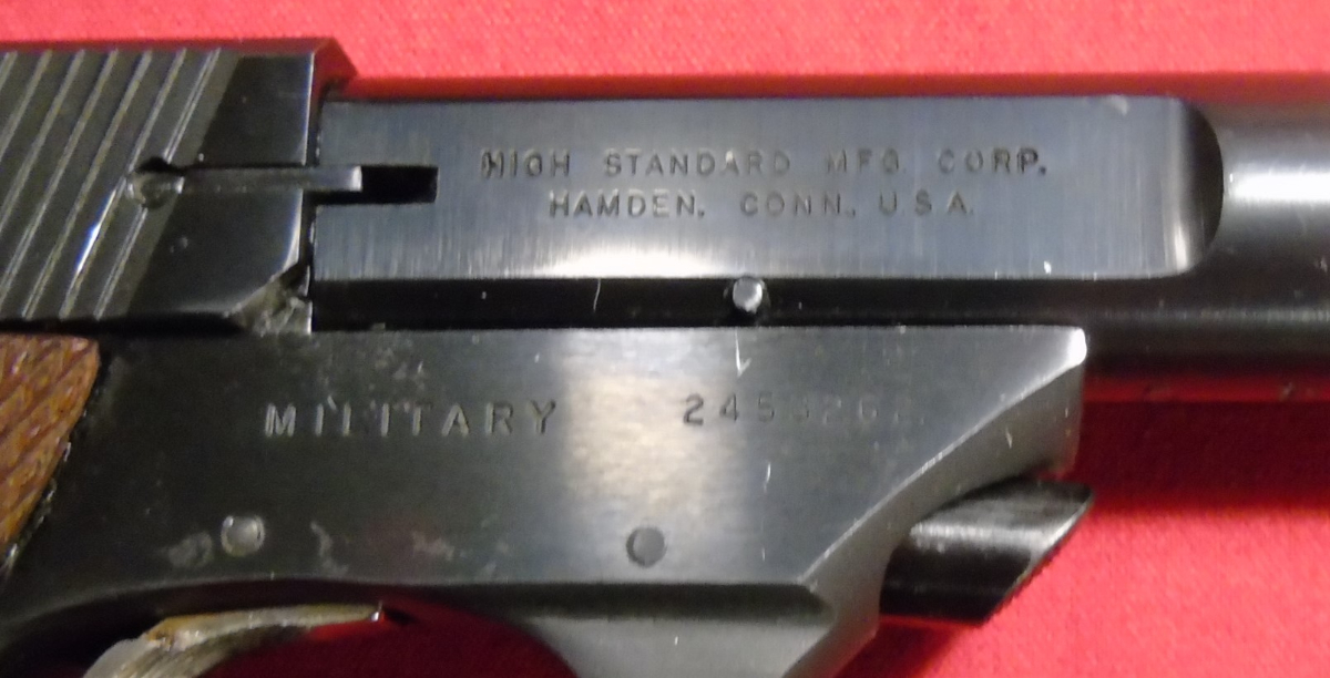 High Standard Supermatic Citation Military Semi Automatic Pistol. .22 LR - Picture 2