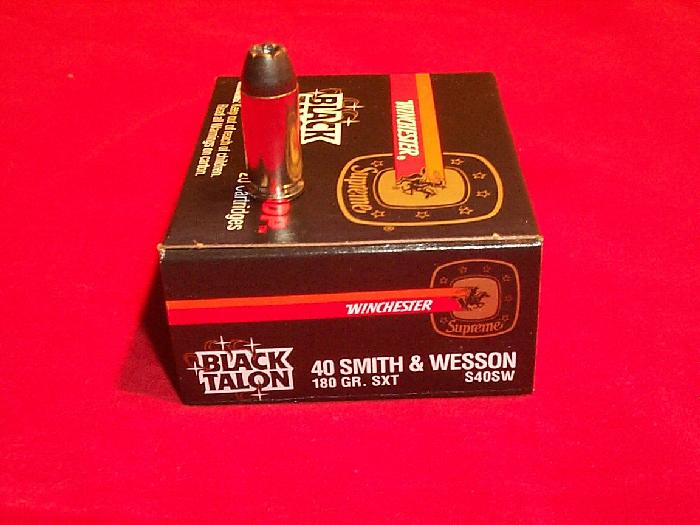 Winchester Supreme Black Talon Cal. 40 S&W Ammo