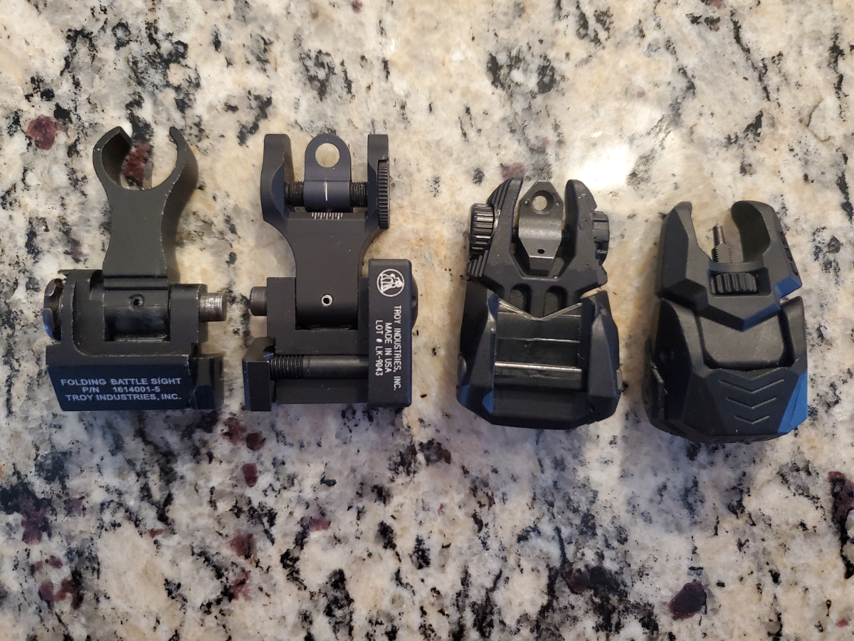 Troy Industries / Magpul Troy Industries And Magpul - (2) Sets Of Buis ...