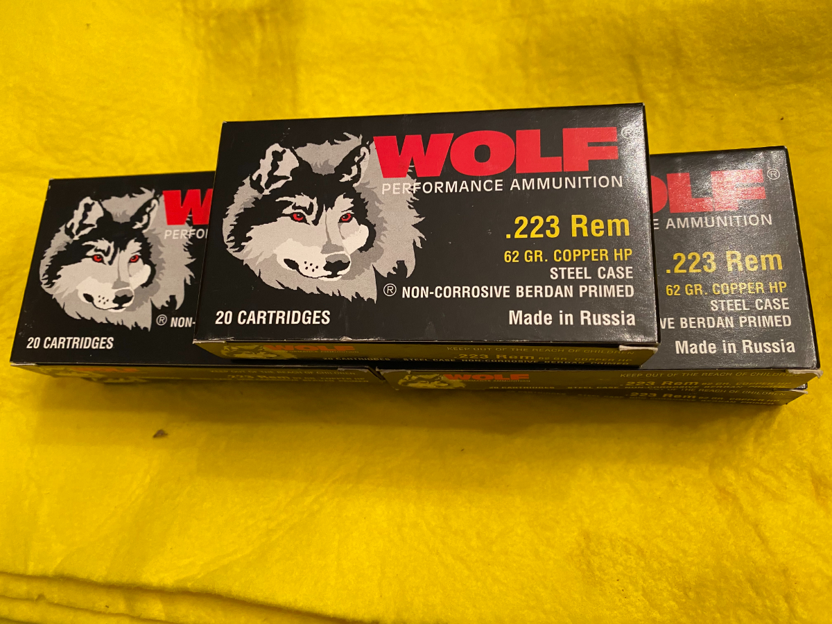 Wolf Ammunition Wolf .223 100 Rounds