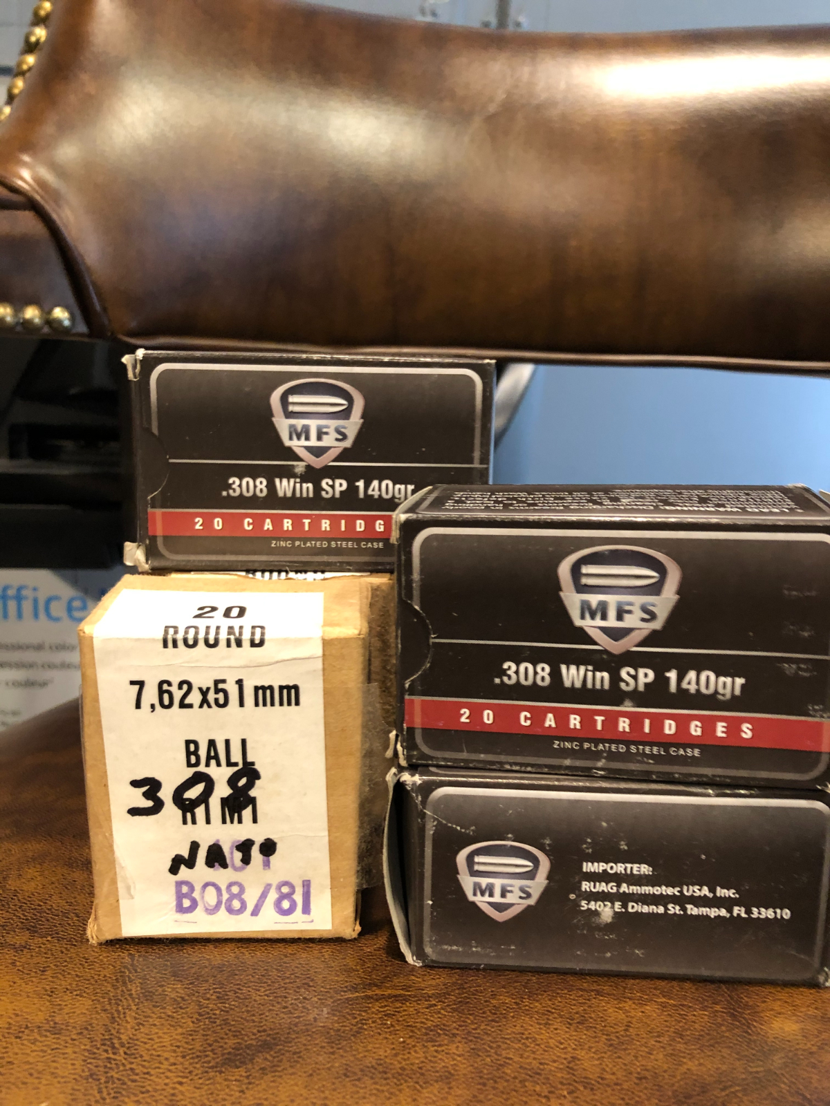 Winchester MFS Win 140 Grain 120 Rounds .308 Win. 17128708 - GunAuction.com