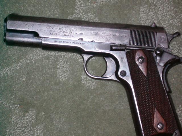 Springfield Armory Model 1911 Wwi Automatic Pistol For Sale at ...