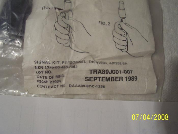 Signal Kit Personnel Distress A/P25s5a Gyrojets For Sale at GunAuction