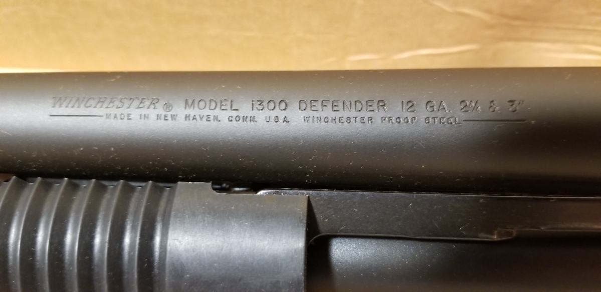 Winchester 1300 Defender Pistol Grip 8 Shot 12 Ga For Sale at