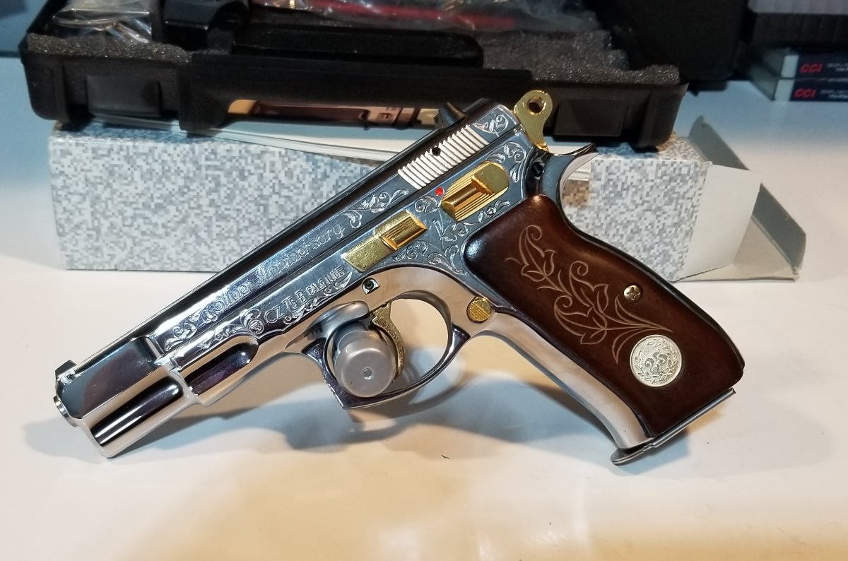 Cz 75 B 25th Anniversary (Silver Anniversary )1 Of 500 Made Still New ...