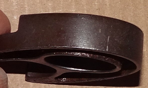 SPRINGFIELD ARMORY, M1 GARAND LOWER BAND. FLAT ARCH, USED. 17204603 ...