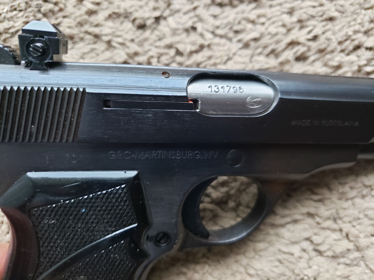 Zastava Arms Zastava M70 Pistol .32 Acp 18rd Blued Refurbished .32