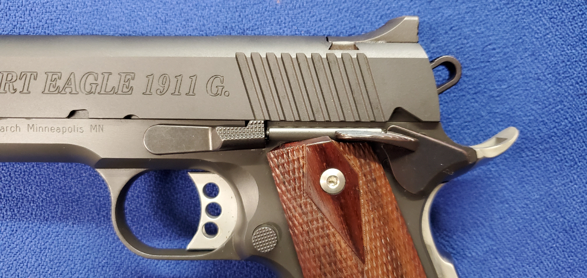 Magnum Research 1911G, PARKERIZED, FACTORY BOX/PAPERS, 1 (8RND) MAG, .45ACP, MADE IN ISRAEL LOW 3 DIGIT SERIAL NUMBER .45 ACP - Picture 4