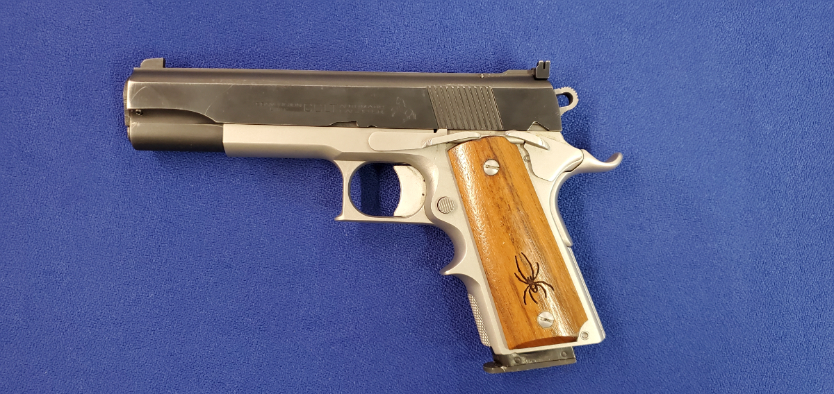 Safari Arms 1911 Frame Colt Slide Barrel And Mag Custom Wood Grips .22 ...