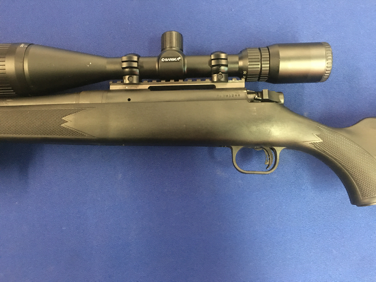 Mossberg MODEL 100 ATR, COMES W/ BIPOD & BARSKA 4-16X SCOPE, CHAMBERED ...