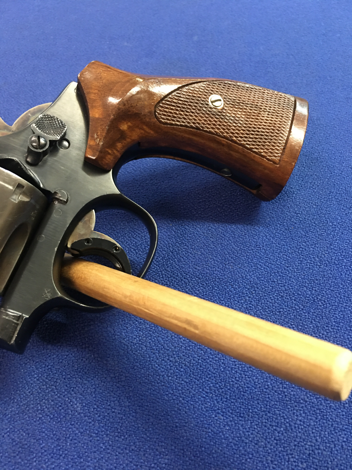 Smith & Wesson HAND EJECTOR, LEND LEASE, PDD GRIPS, TRIGGER SHOE, CHAMBERED IN .38 S&W - Picture 7