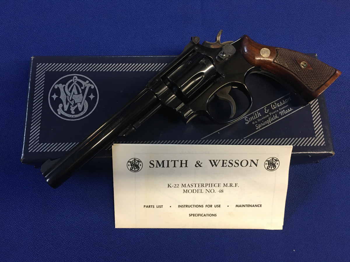 Smith & Wesson MODEL 48-4, COMES W/ FACTORY BOX & PAPERS, CHAMBERED IN .22 Magnum - Picture 4