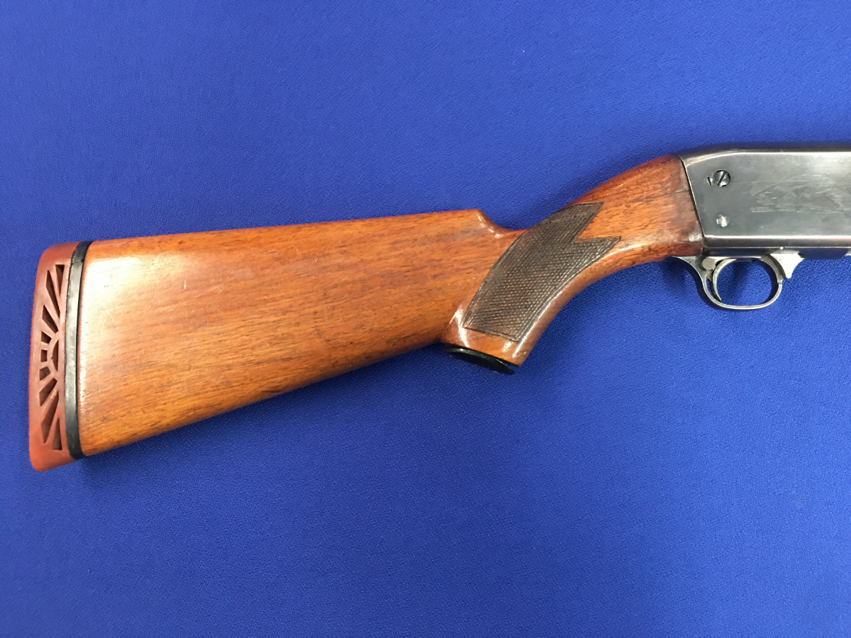 Ithaca 37R, CHAMBERED IN 12 GA 17318928 - GunAuction.com