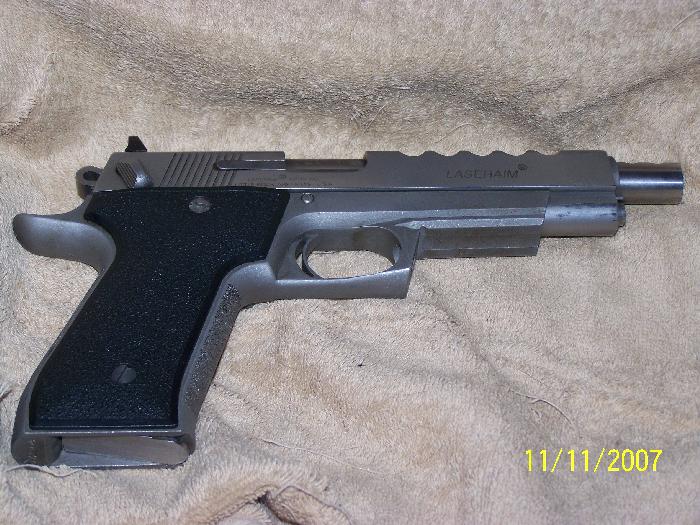 Laser Aim Arms 45 Auto Pistol Series Iii Stainless 5 In Fully Compensated Look For Sale At 5566