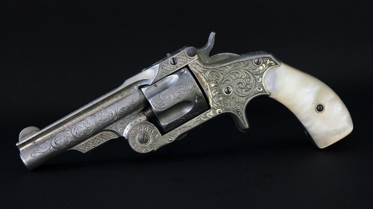 Smith & Wesson S&W 1st Model Baby Russian Nimschke Engraved .38 S&W - Picture 1