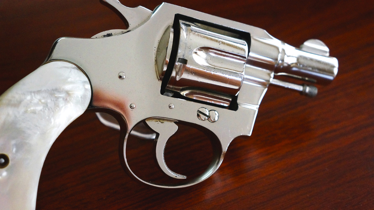 Colt Bankers Special .38 - Nickel & Pearls .38 S&W - Picture 2