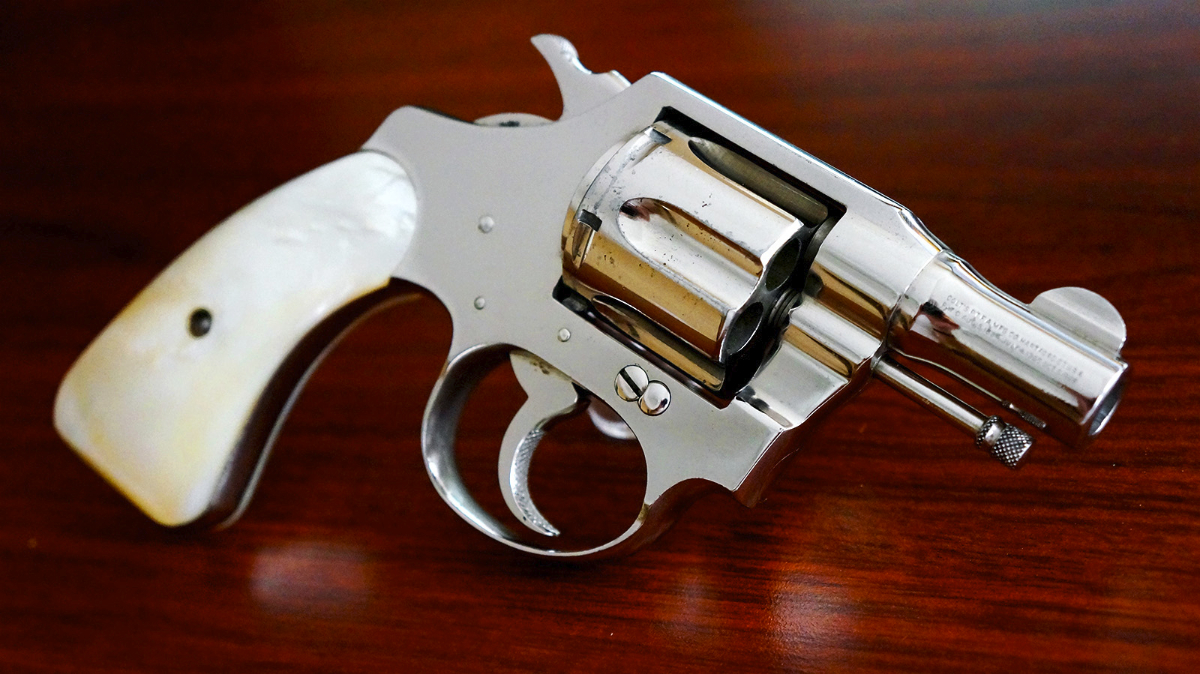 Colt Bankers Special .38 - Nickel & Pearls .38 S&W - Picture 4
