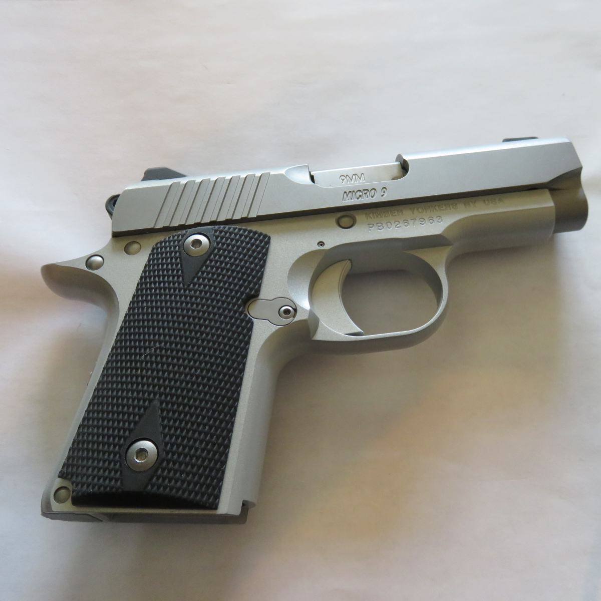 Kimber MODEL MICRO 9 PB0267963 COMES WITH 1 MAG. 7 + 1. NICE CARRY CASE. ALL PAPER WORK. GREAT CARRY WEAPON. - Picture 4