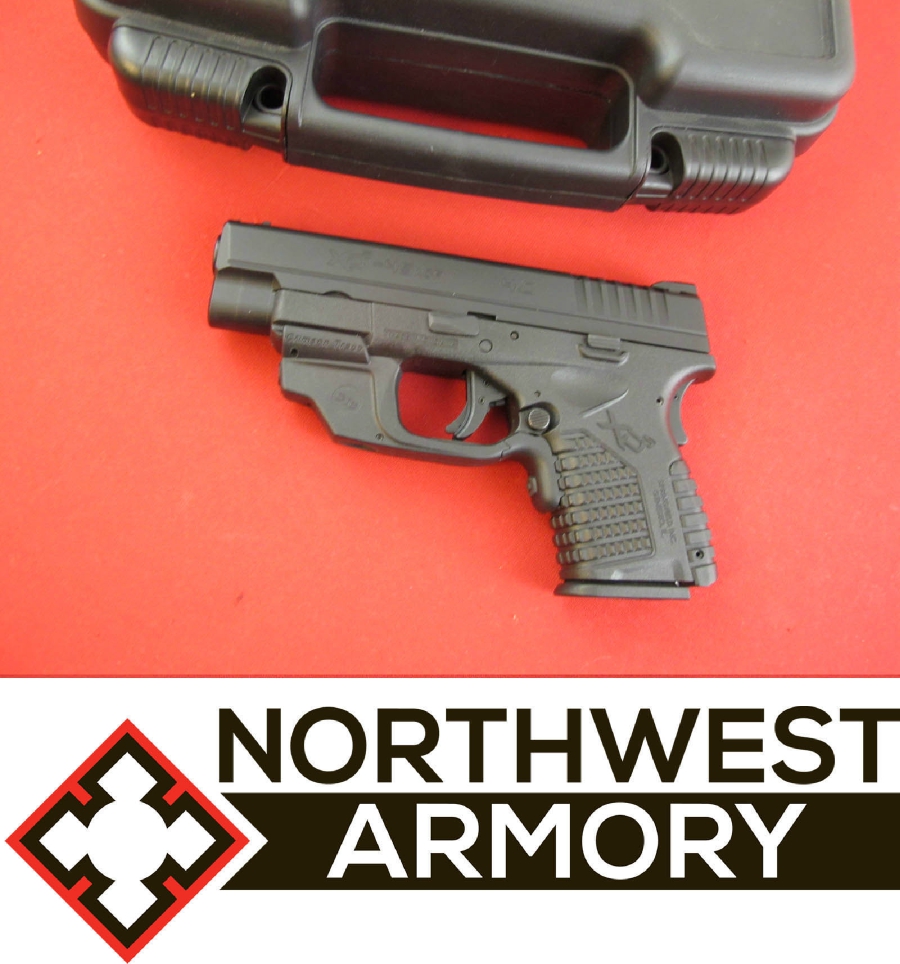 Springfield Model XDS 45acp 4in w/Crimson Trace Green Laser & Box, NO