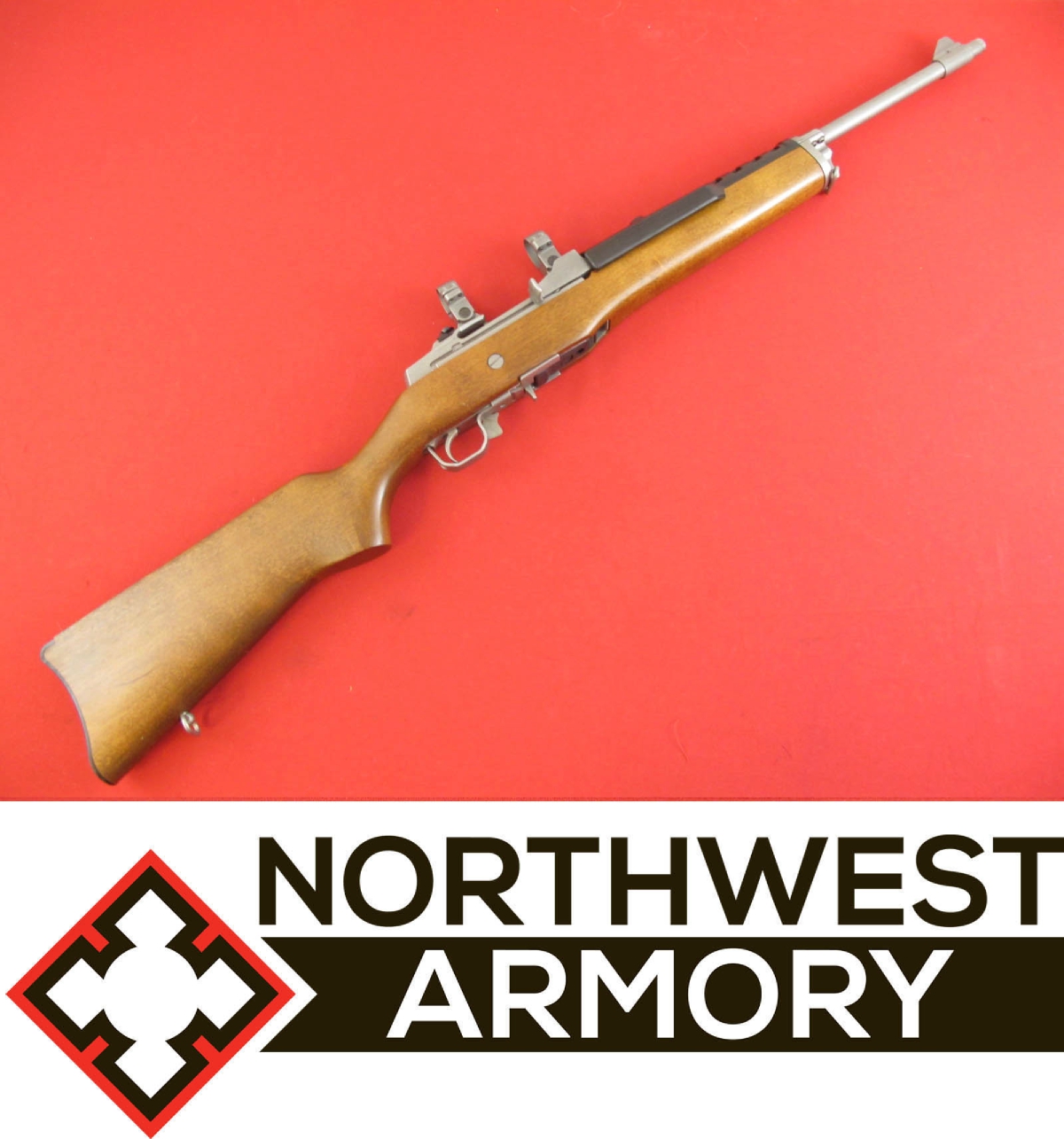Ruger mini 30 ranch 7 62x39 stainless wood mfg 1998 no reserve 7
