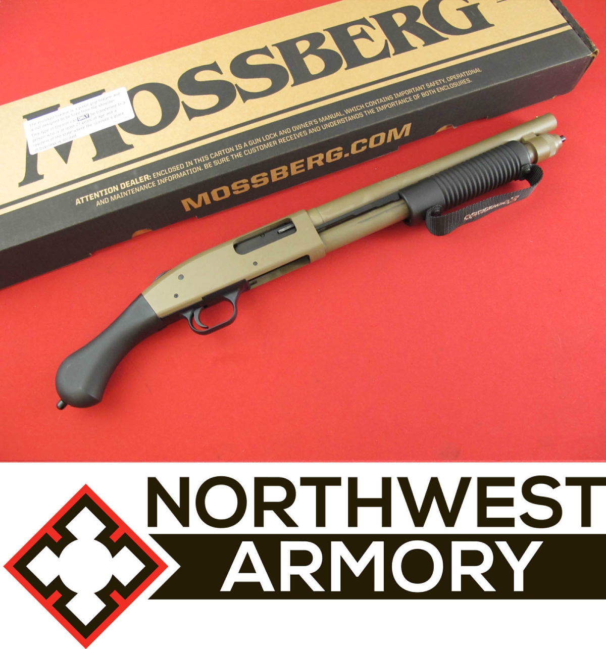 Mossberg 590 Shockwave 12ga Fde New In Box No Reserve 12 Ga For Sale At Gunauction Com 17091485