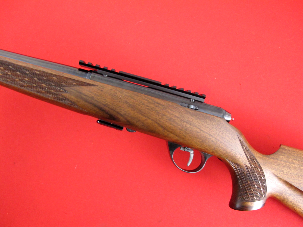 Anschutz Model 1712 Silhouette Sporter 22lr, 21.6in Blue/Wood, W/Scope ...